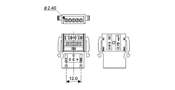 3M Power Clamp Wire Mount Socket, 5 Positions: Related images