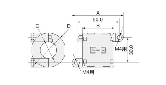 Undivided ferrite core E04SR series: Related images