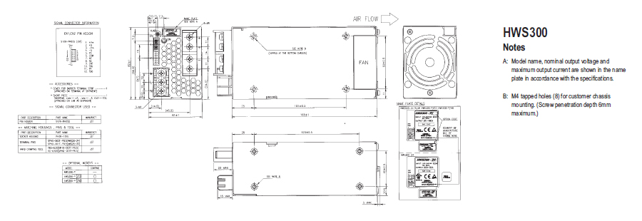 Unit Type Power Supply, HWS Series 