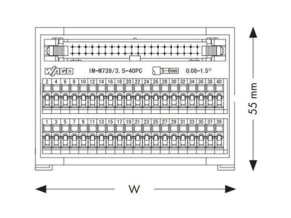 3.5 mm pitch / drawing