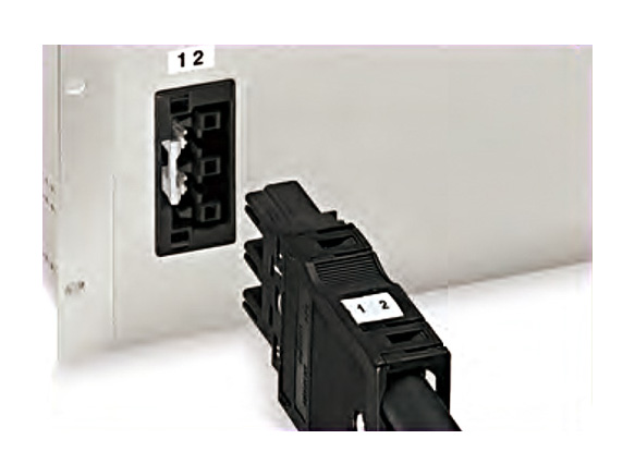 WSB marking system: an example of marking on the strain relief housing.