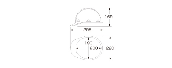 Helmet, FN Type (With Raindrop Prevention Grooved), FN-2: Related image