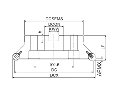 Selection support information 5 of Phoenix face milling machine, insert for octagon type and bore type