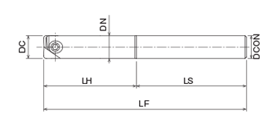 Related image 12 of PFR Phoenix series, finishing radius end mill insert