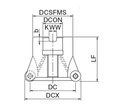 Selection support 3 of Phoenix series, insert for round insert cutter