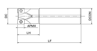 Selection support 2 of Phoenix series, PSE insert for shoulder milling