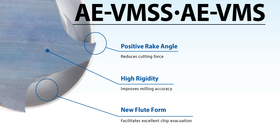 Carbide Vibration-Proof End Mill AE-VMS 