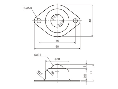 Plain Bearing PV Series Press Molded Product: related images