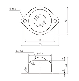 Plain Bearing PV Series Press Molded Product: related images