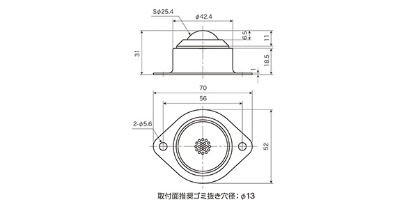 Plain Bearing, PV-H Series (With Dust Discharge Holes), Press-Molded Products / Cutting Products: related images