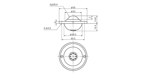 Plain Bearing, PV-H Series (With Dust Discharge Holes), Press-Molded Products / Cutting Products: related images