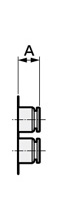 Drawing 4 of Air-Operated 2-Port Valve, Single Unit, Compact Cylinder Valve NAB/NAB□V Series