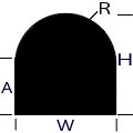 Large-Diameter Special Shape Ring, High Dome