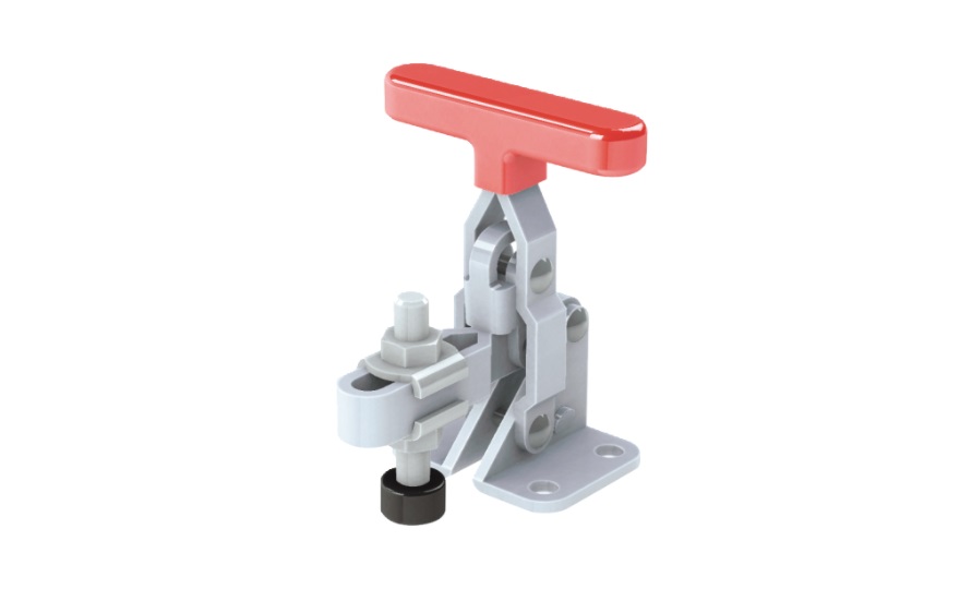 Toggle Clamp - Vertical-Handled - U-Shaped Arm (Flange Base) GH-101-AT 