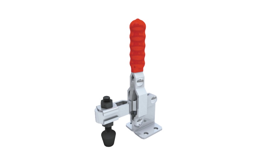 Toggle Clamp - Vertical-Handled - U-Shaped Arm (Flange Base) GH-101-D 