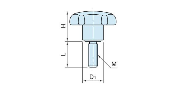 EK stud outline drawing