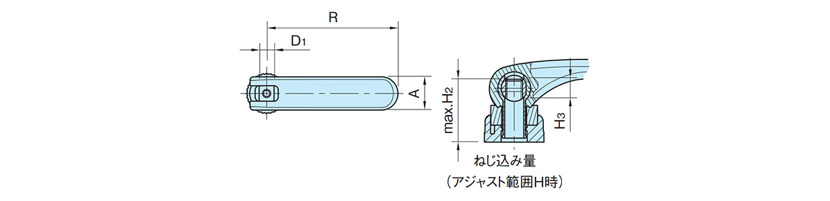 ECL common outline drawing