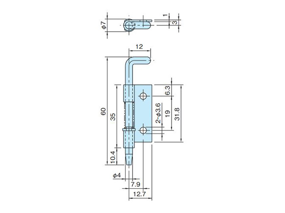 SRH324R/SRH324L outline drawing