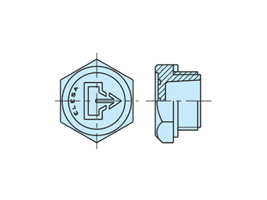 PN-D dimensional drawing (matte red, drain display)