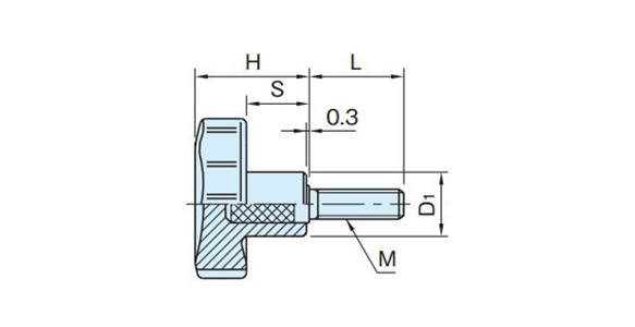 SFK/SFK-SUS (stud) outline drawing