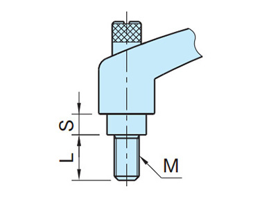 FKRT (stud) dimensional drawing