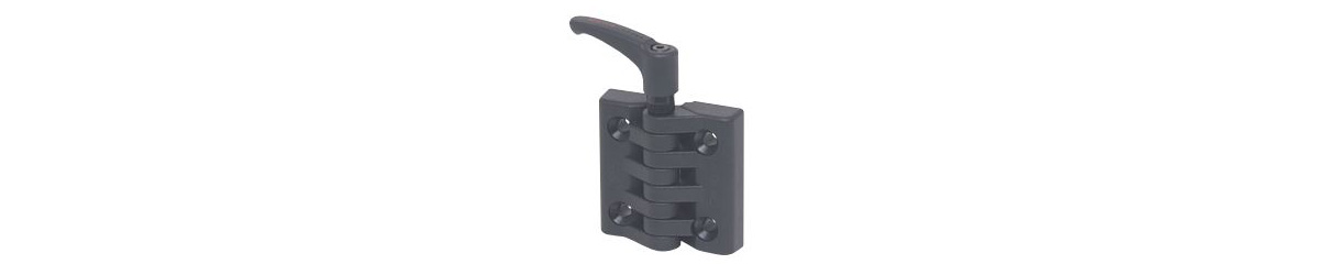 Engineering Plastic Flat Hinge, Lock Type