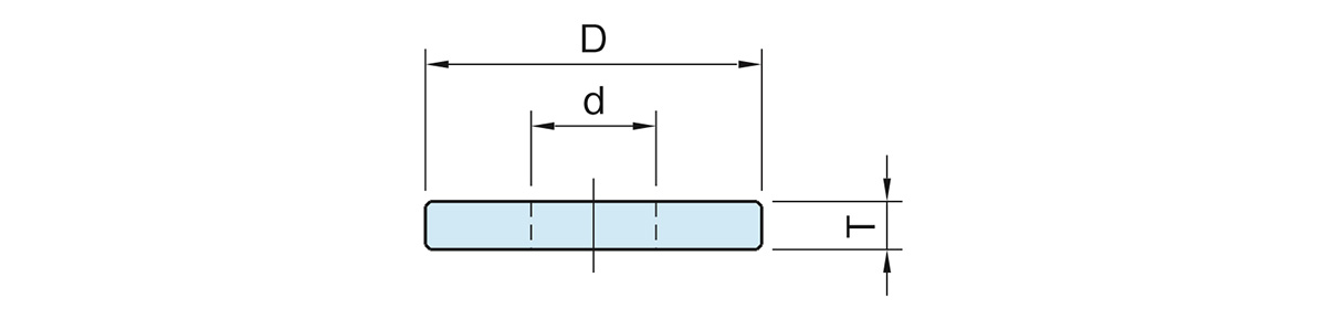 Washer dimensional outline drawing