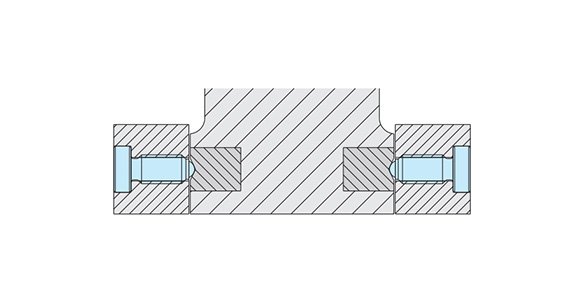 Mounting example of BSTCA, BSUCA