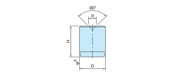 Dimensional drawing of BLB