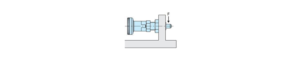 Engineering plastic index plunger (nose-lock type) mechanical strength