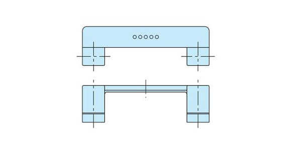 Open style dimensional drawing