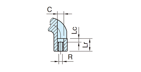 AGR-FM (Front Mounting) dimensional drawing