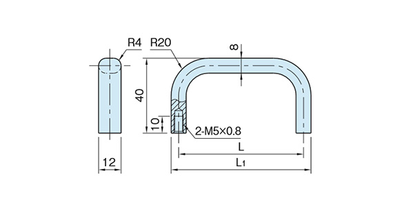 RD4-N/RD4-B/RD4-G dimensional drawing