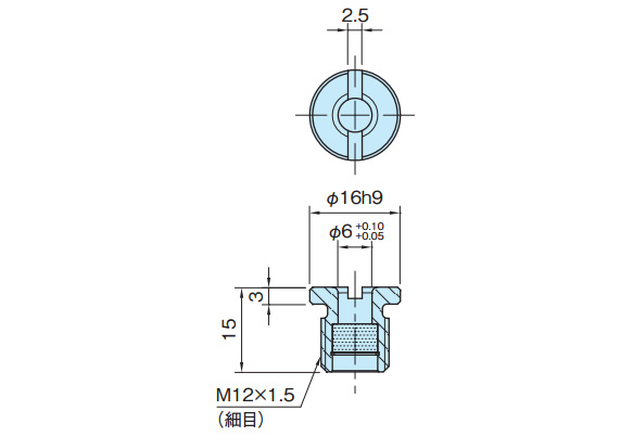 QCMA dimensional outline drawing (mm)