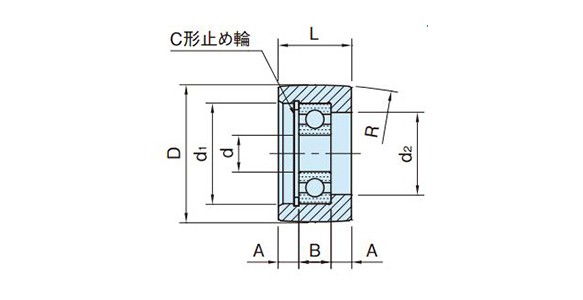 GRL-C dimensional drawing