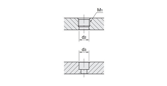 Mounting dimensional drawing (2)