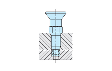 Mounting machining dimensions