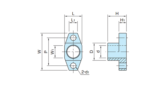 Dimensional drawing of model numbers BJ531-08025 to 16040