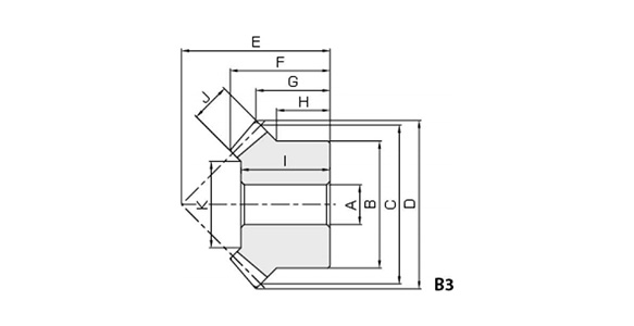 External appearance of stainless steel miter