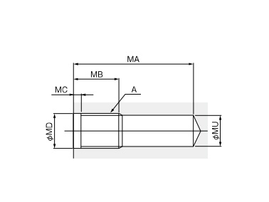 Insert mount mounting hole