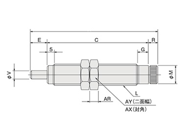 No rod tip cap KSHEO×O Unit: mm