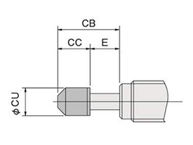 With rod tip cap KSHEO×O C unit: mm