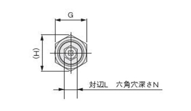 Short stroke type(With hex socket head)