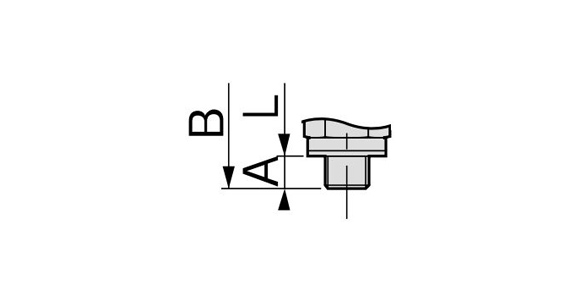 SUS303-TS thread section (Metric type)