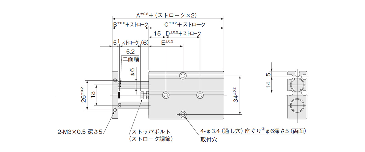 Drive Device, Guided Cylinder, Twin Rod Cylinder B Series: Related images