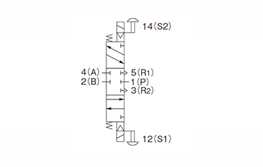 Closed sensor, 5 ports 2 positions