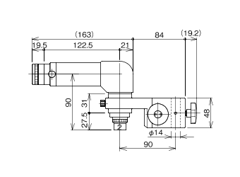 Drawing 3 of microscope MS series