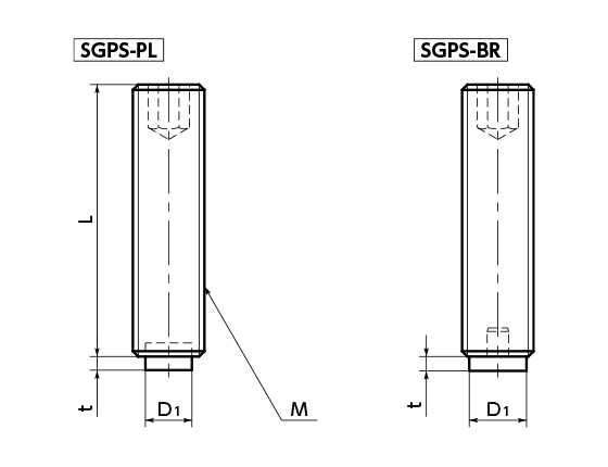 Grub Screw SGPS, drawing 2