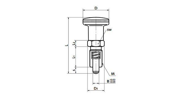 Dimensional drawing of PLX-A, PLX-A-RD