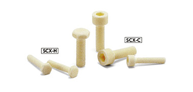 External appearance of SCX-H, SCX-C Material/Finish SCX-H: Al2O3 (Alumina 99.5%) SCX-C: Al2O3 (Alumina 99.5%)